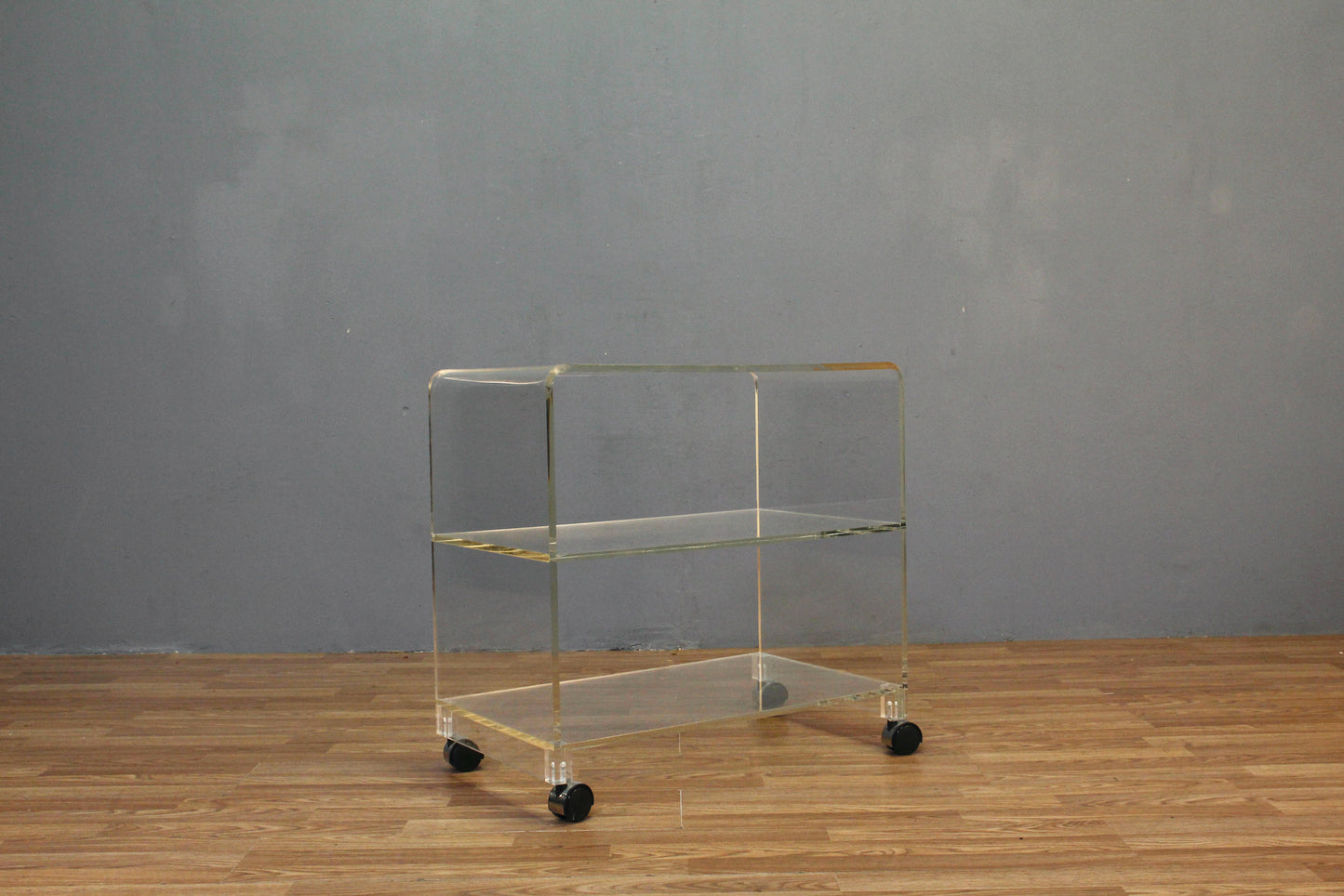Lucite Waterfall Cart