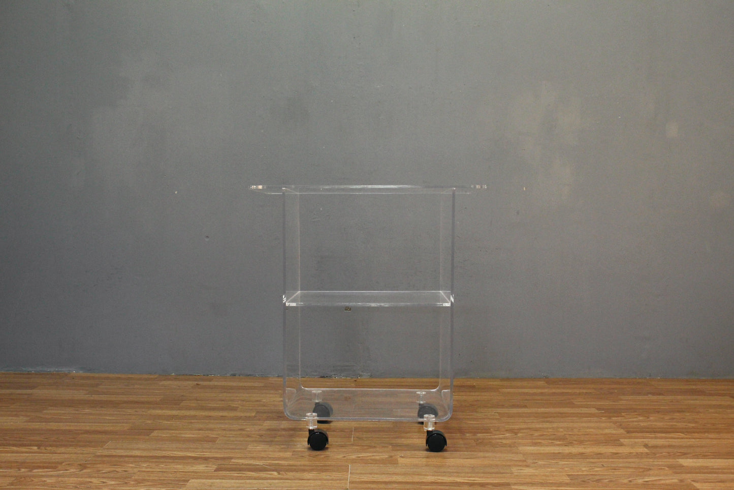 Mod Lucite 3-Tier Cart