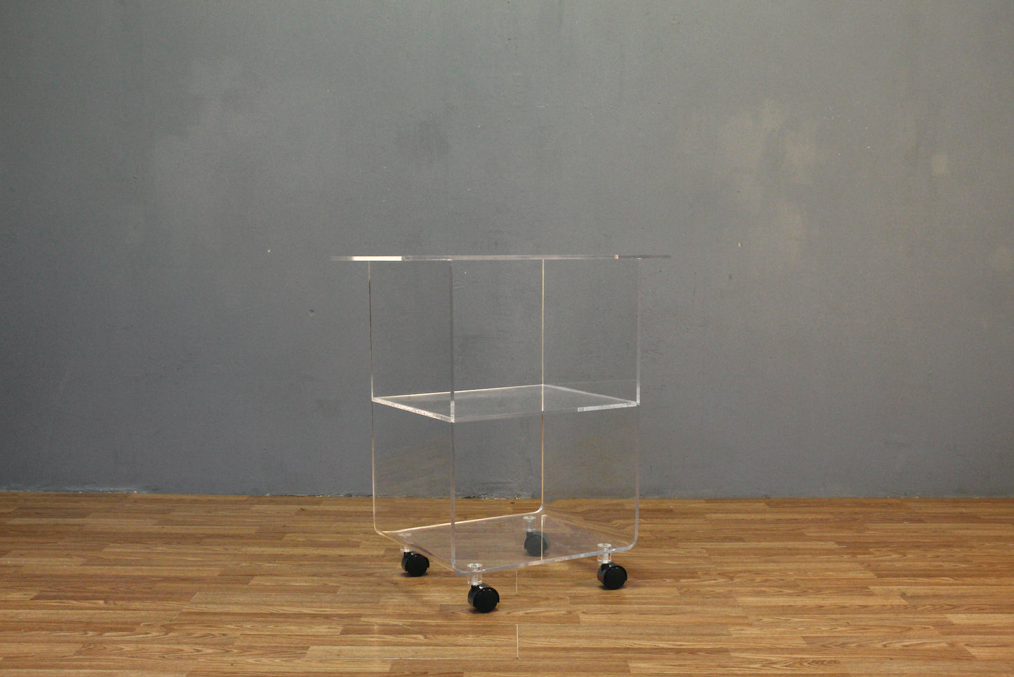Mod Lucite 3-Tier Cart