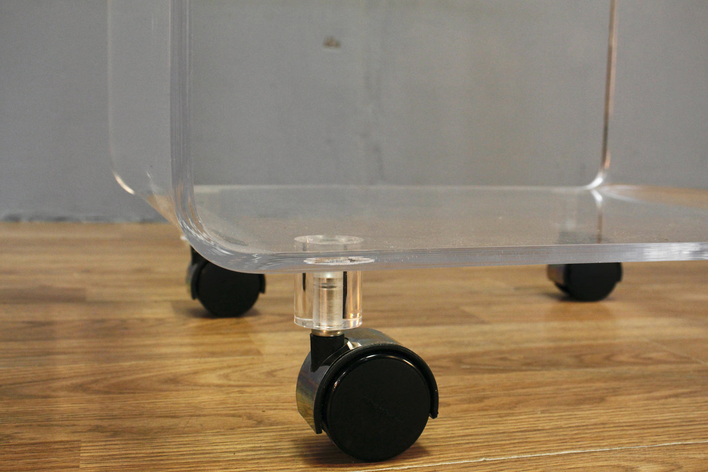Mod Lucite 3-Tier Cart