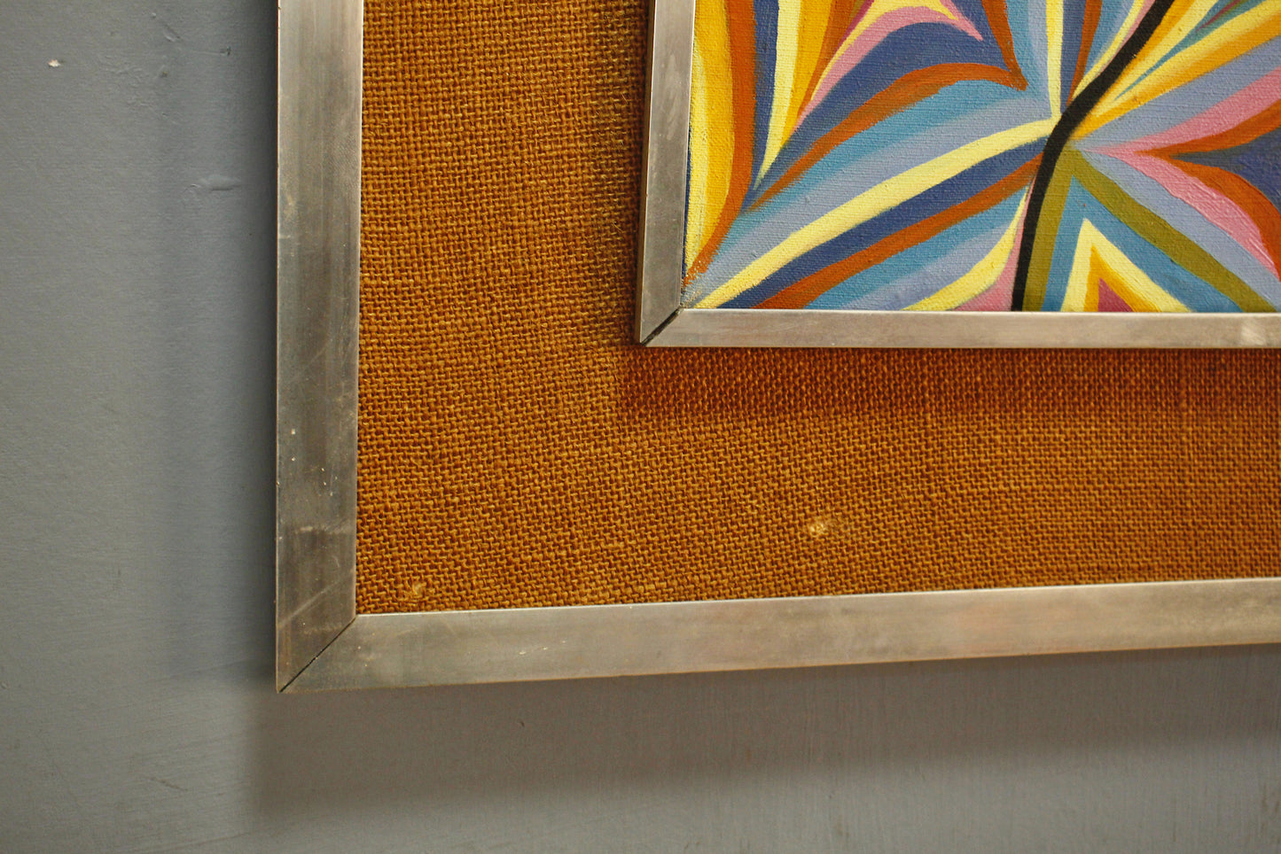 1970s "Psychedelic Portrait" Painting