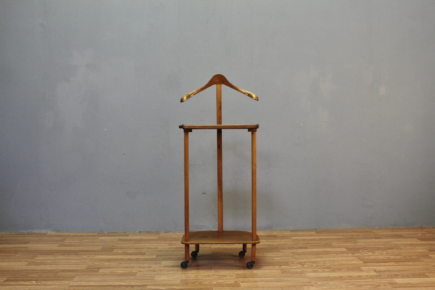 Mid Century Rolling Valet Stand