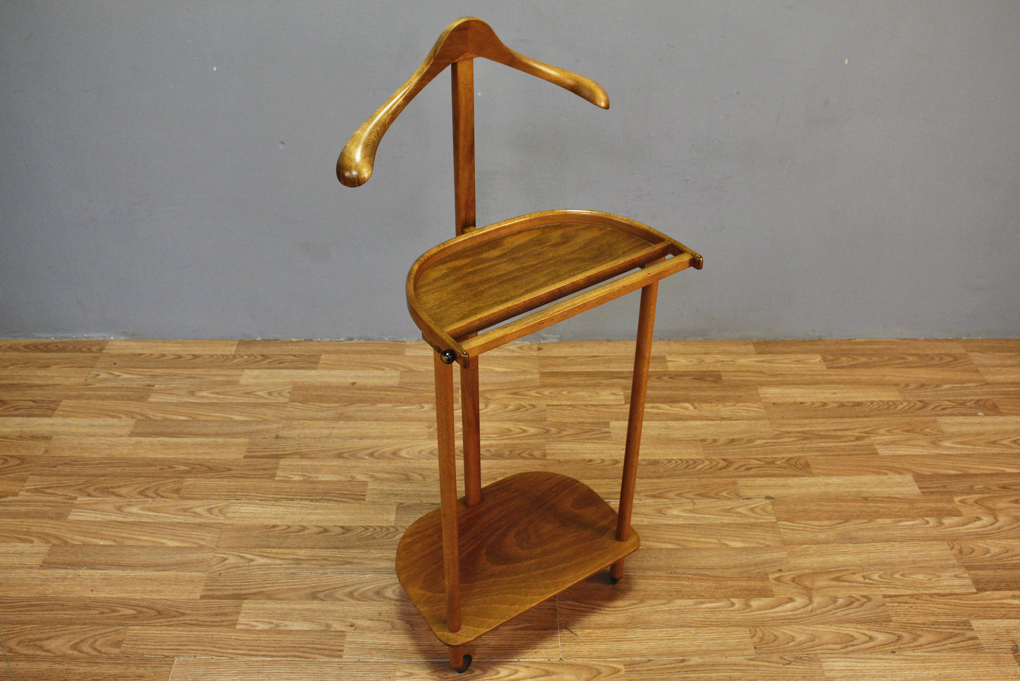 Mid Century Rolling Valet Stand
