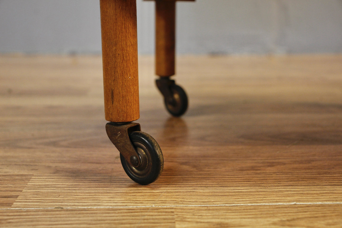 Mid Century Rolling Valet Stand