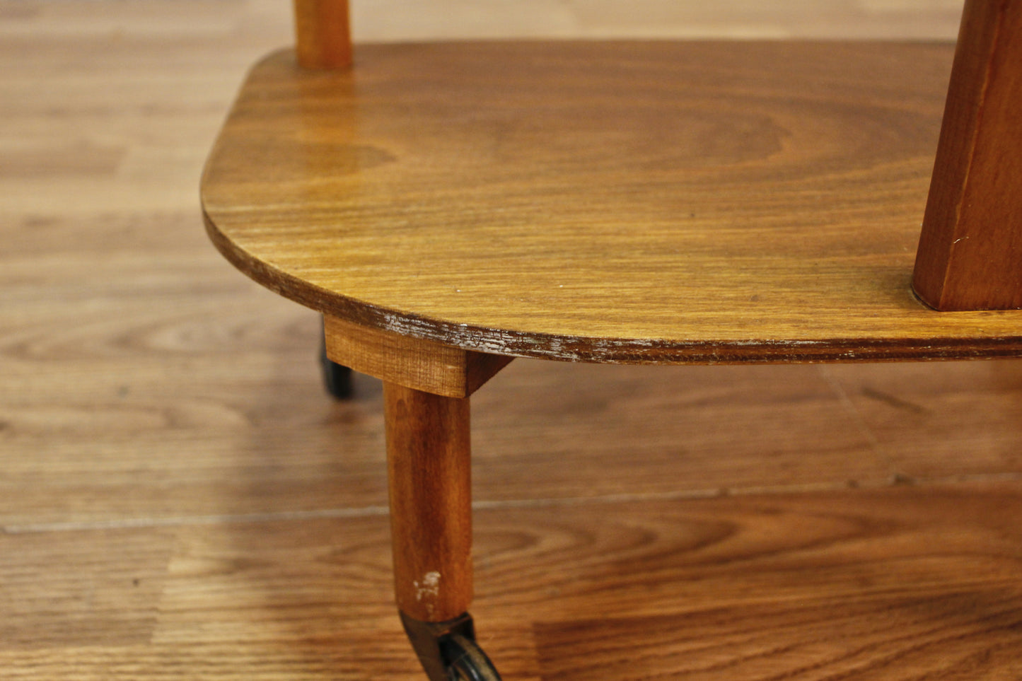 Mid Century Rolling Valet Stand