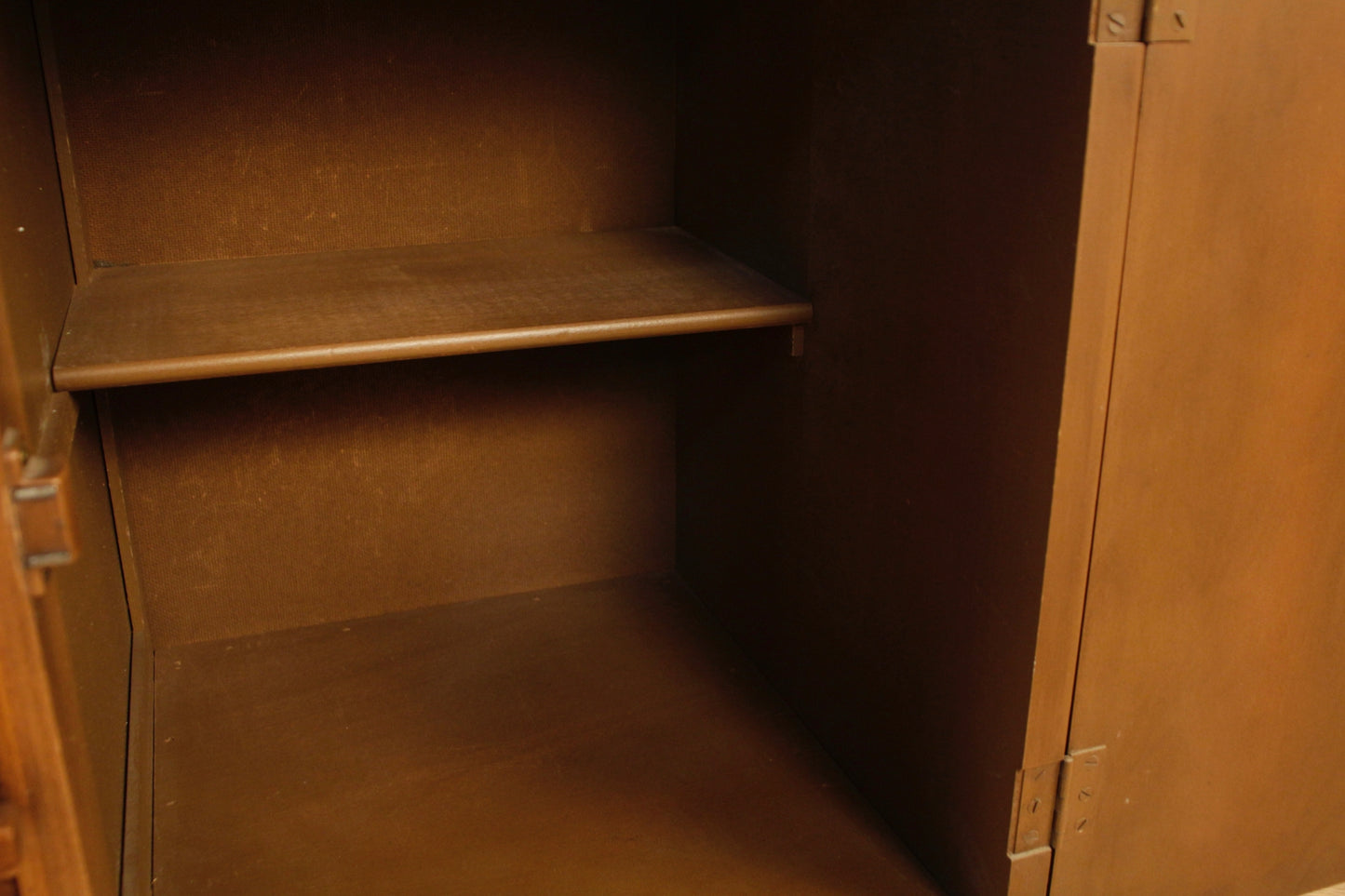Mid Century Walnut 3-Drawer Credenza