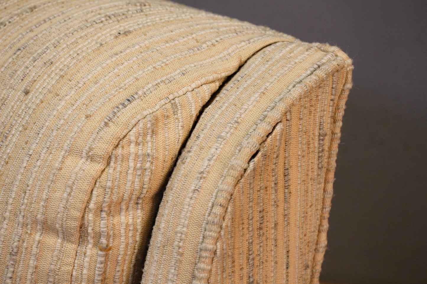 Mid Century Sandstone Lounge Chair - ONLINE ONLY