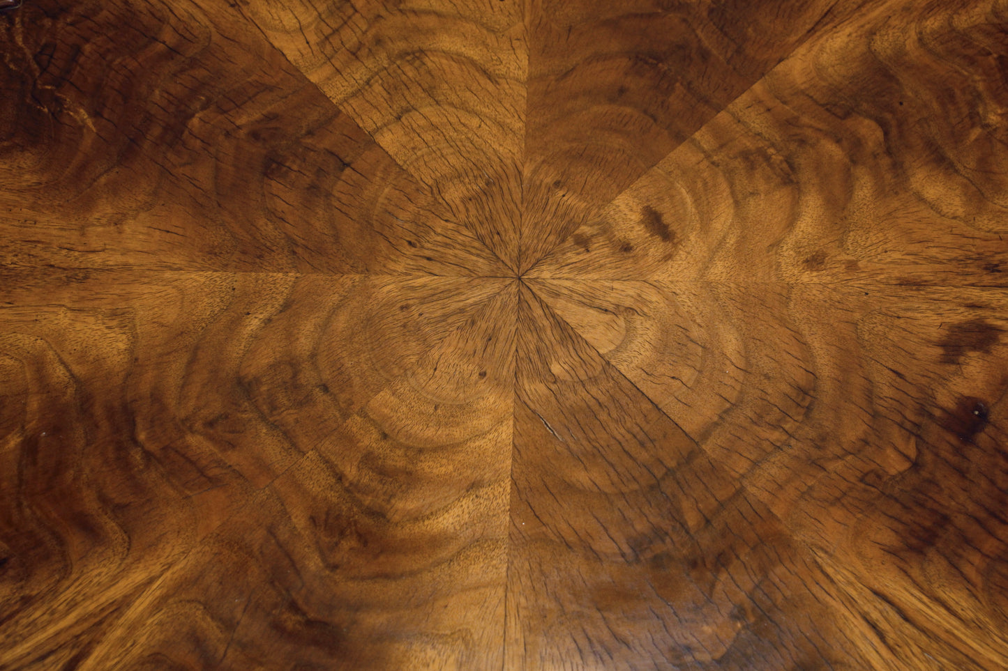 Imperial Waved Burl End Table