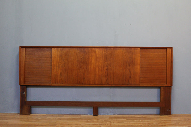 Teak shop king headboard