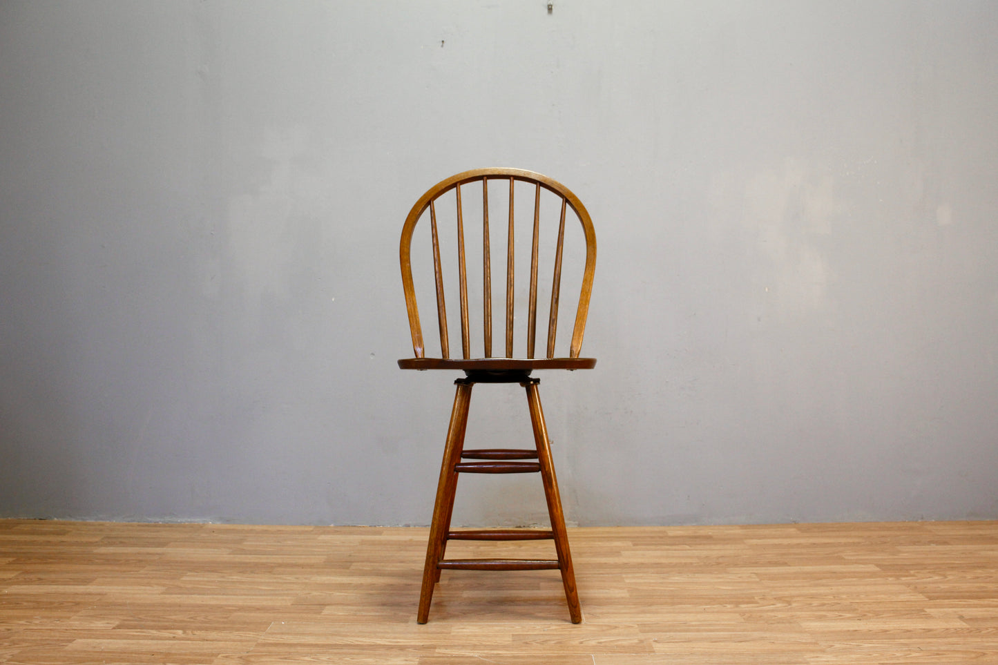 Oak Windsor Swivel Counter Stool