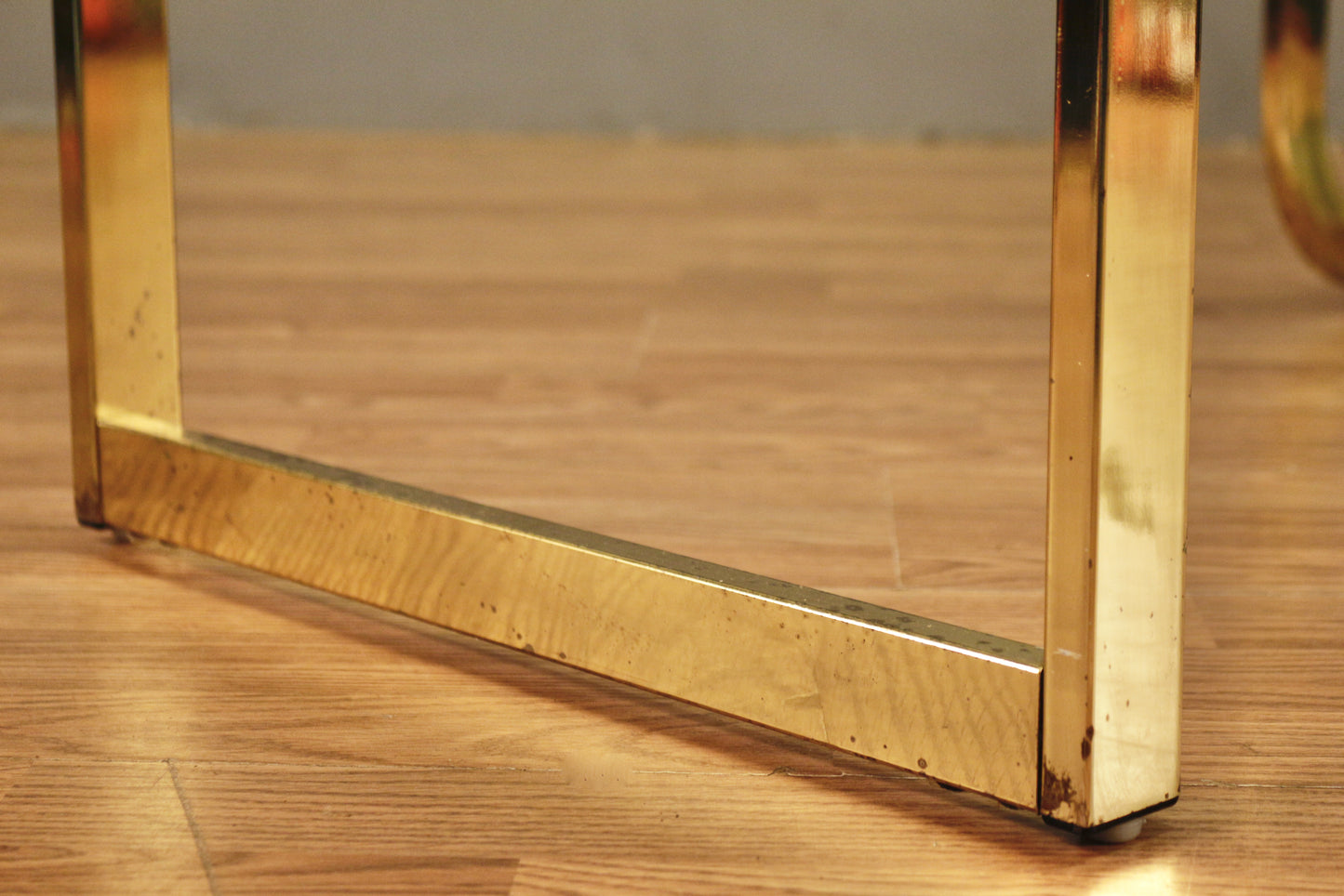 Baughman-Style Brass & Glass Convertible Etagere - ONLINE ONLY