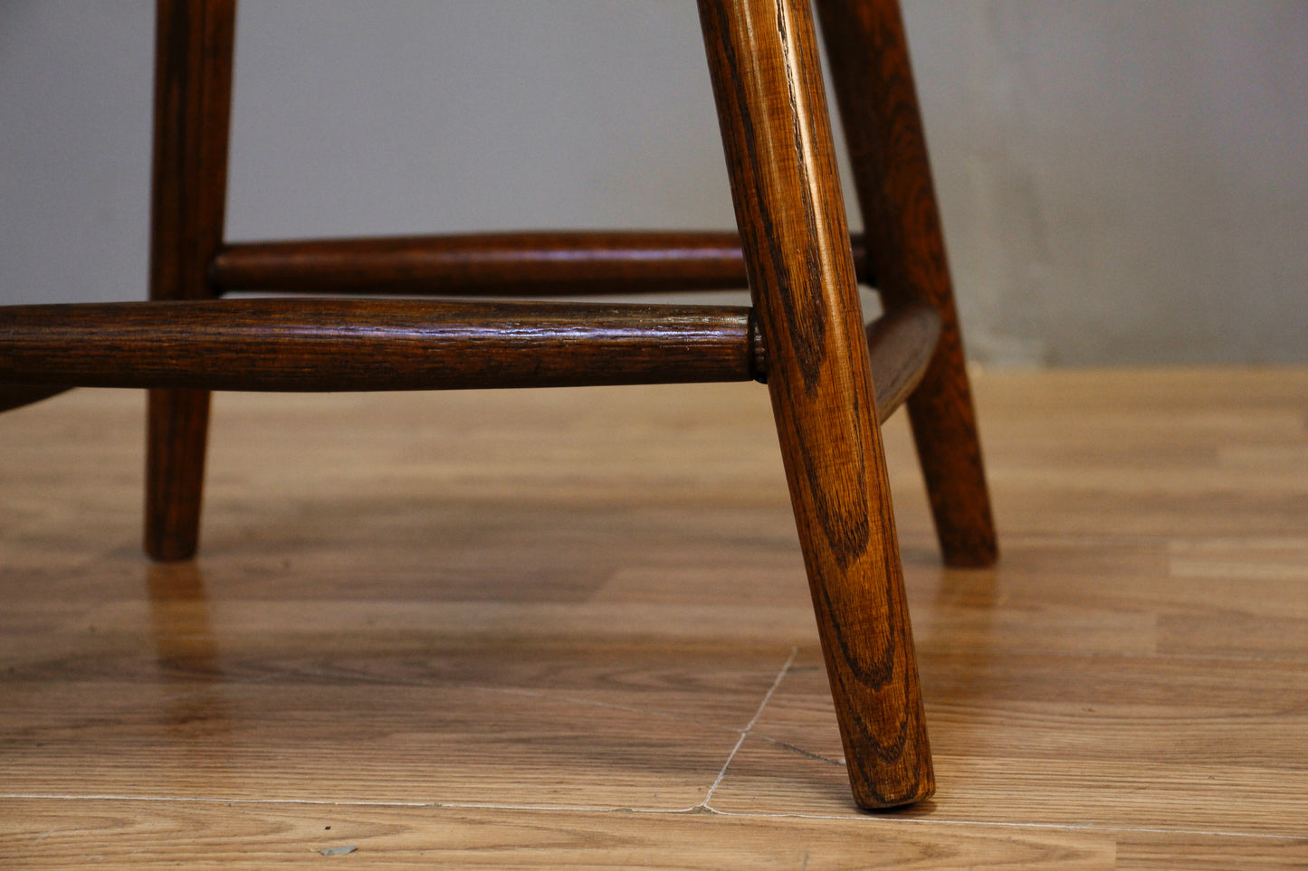 Oak Windsor Swivel Counter Stool