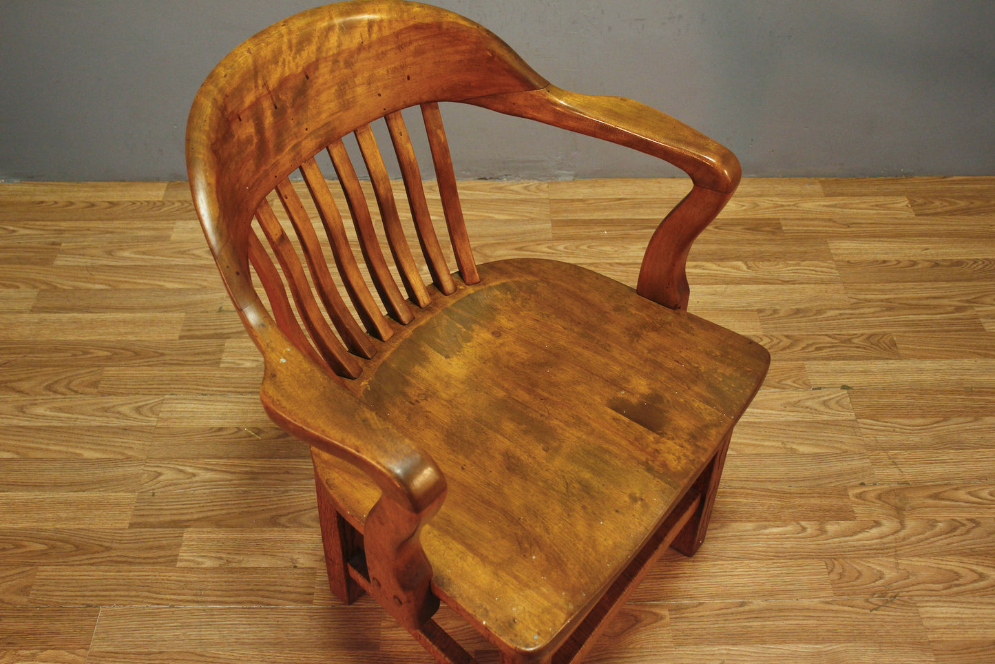 Oak Banker's Armchair