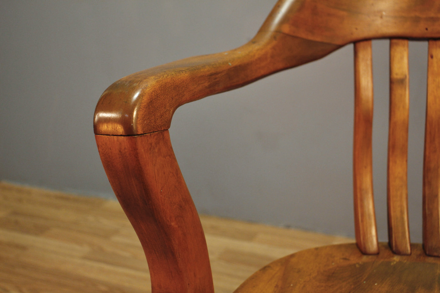 Oak Banker's Armchair