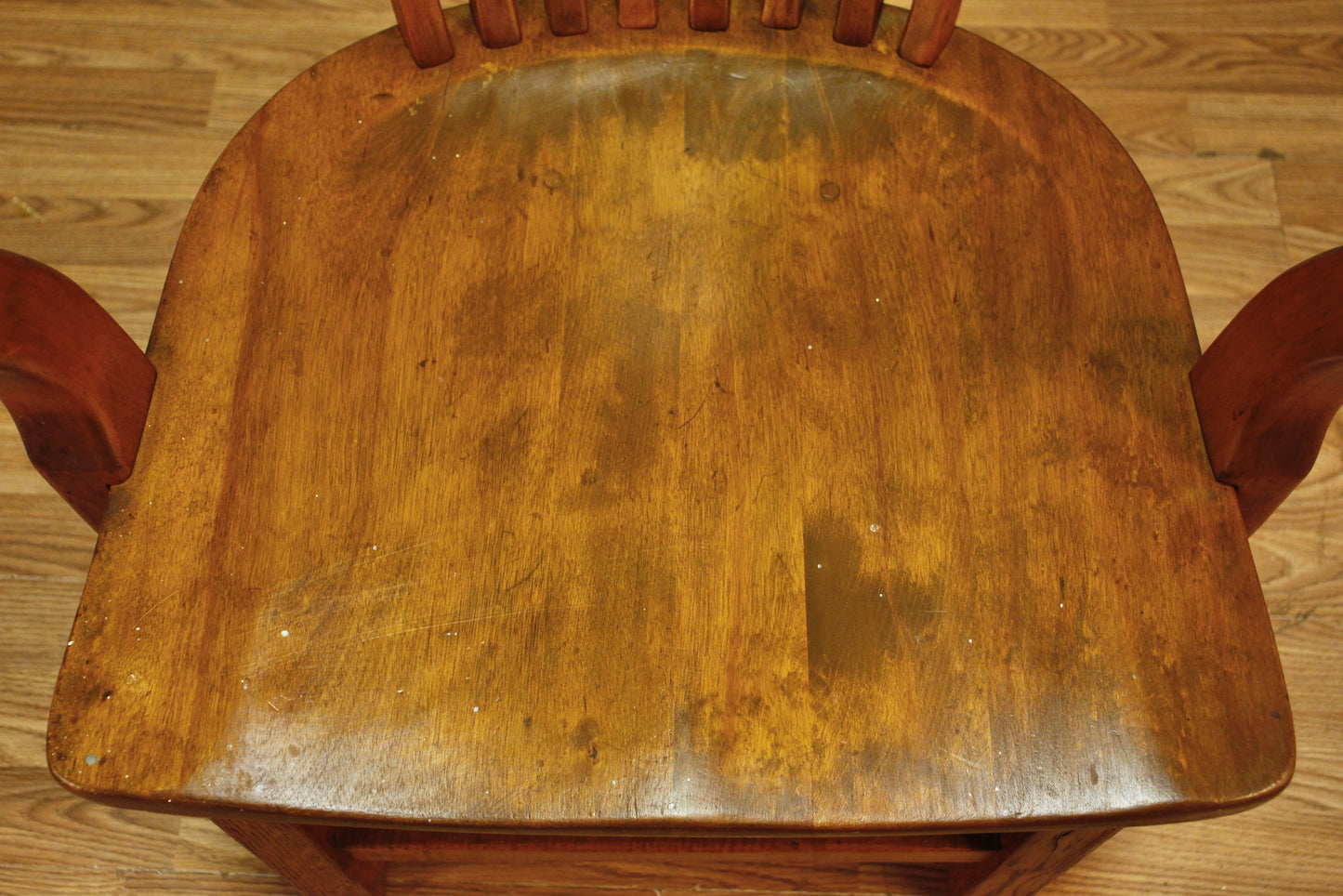 Oak Banker's Armchair
