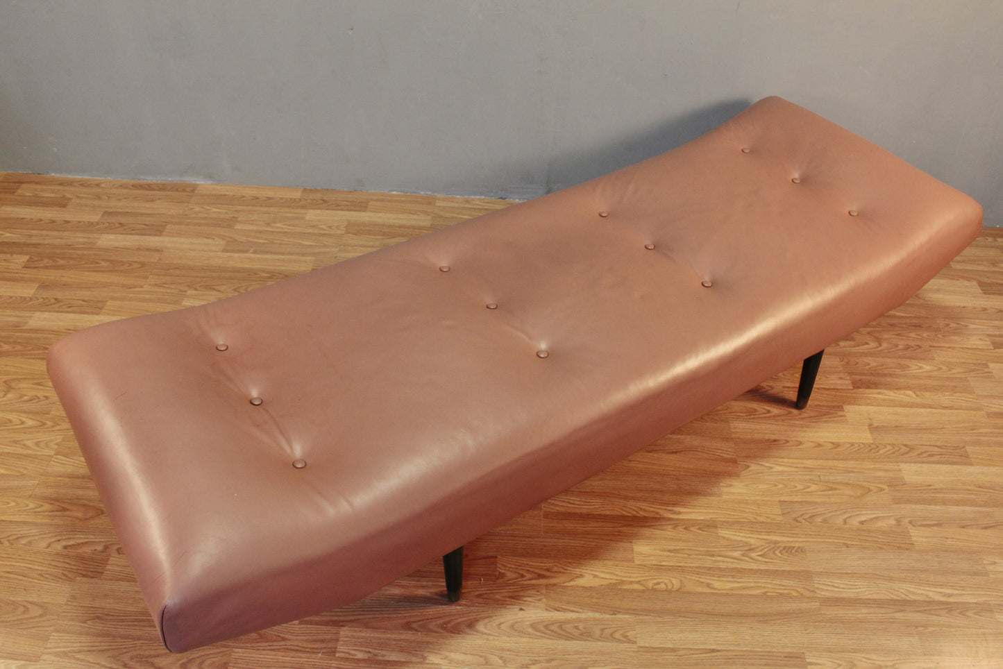 Large Pink Tufted Psychiatrist's Daybed - ONLINE ONLY