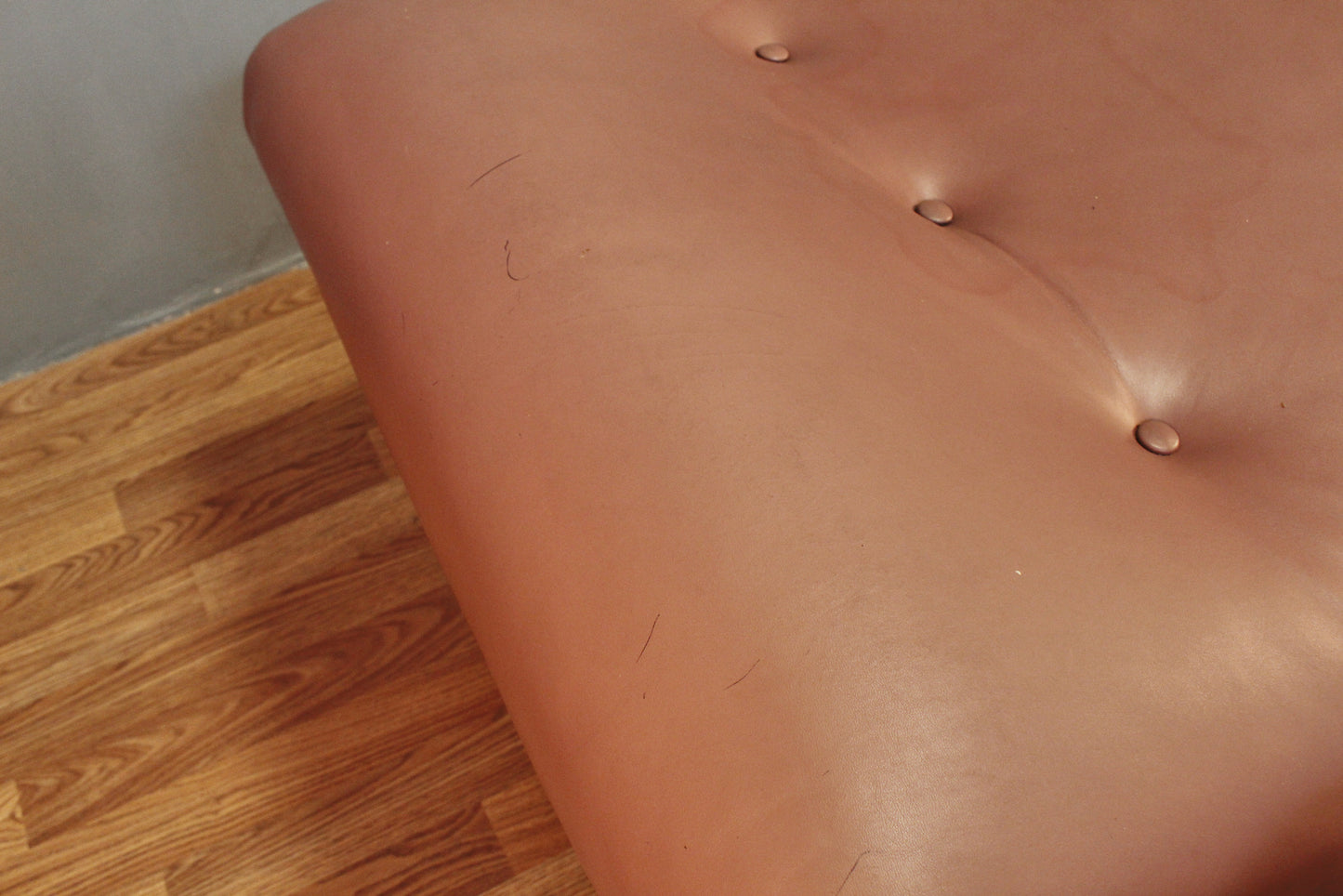 Large Pink Tufted Psychiatrist's Daybed - ONLINE ONLY