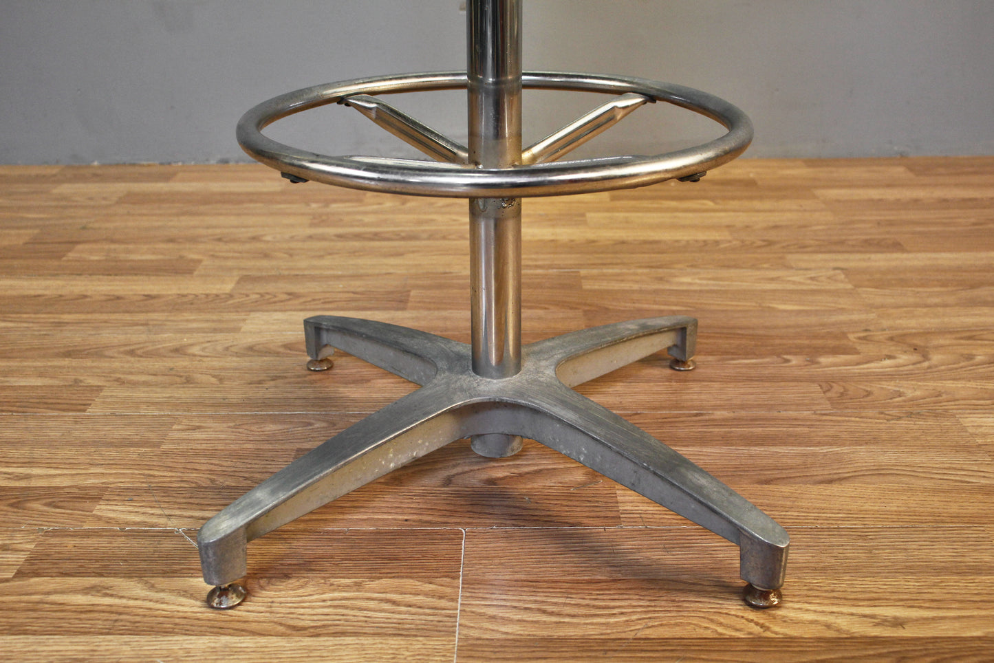 Mod Black & Steel Swivel Bar Stool