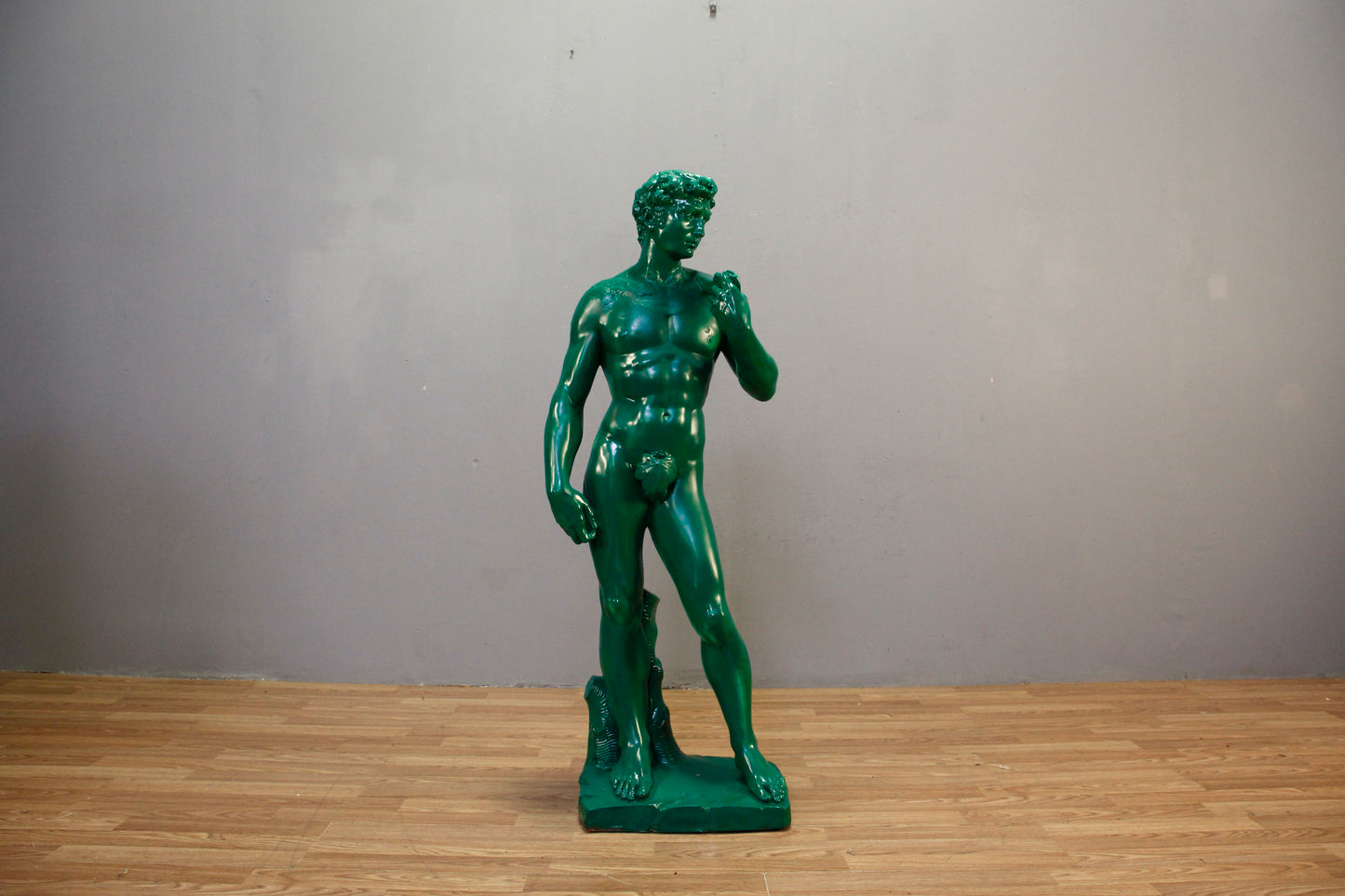 "David, Green" Sculpture
