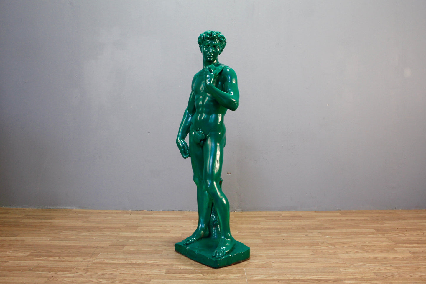 "David, Green" Sculpture