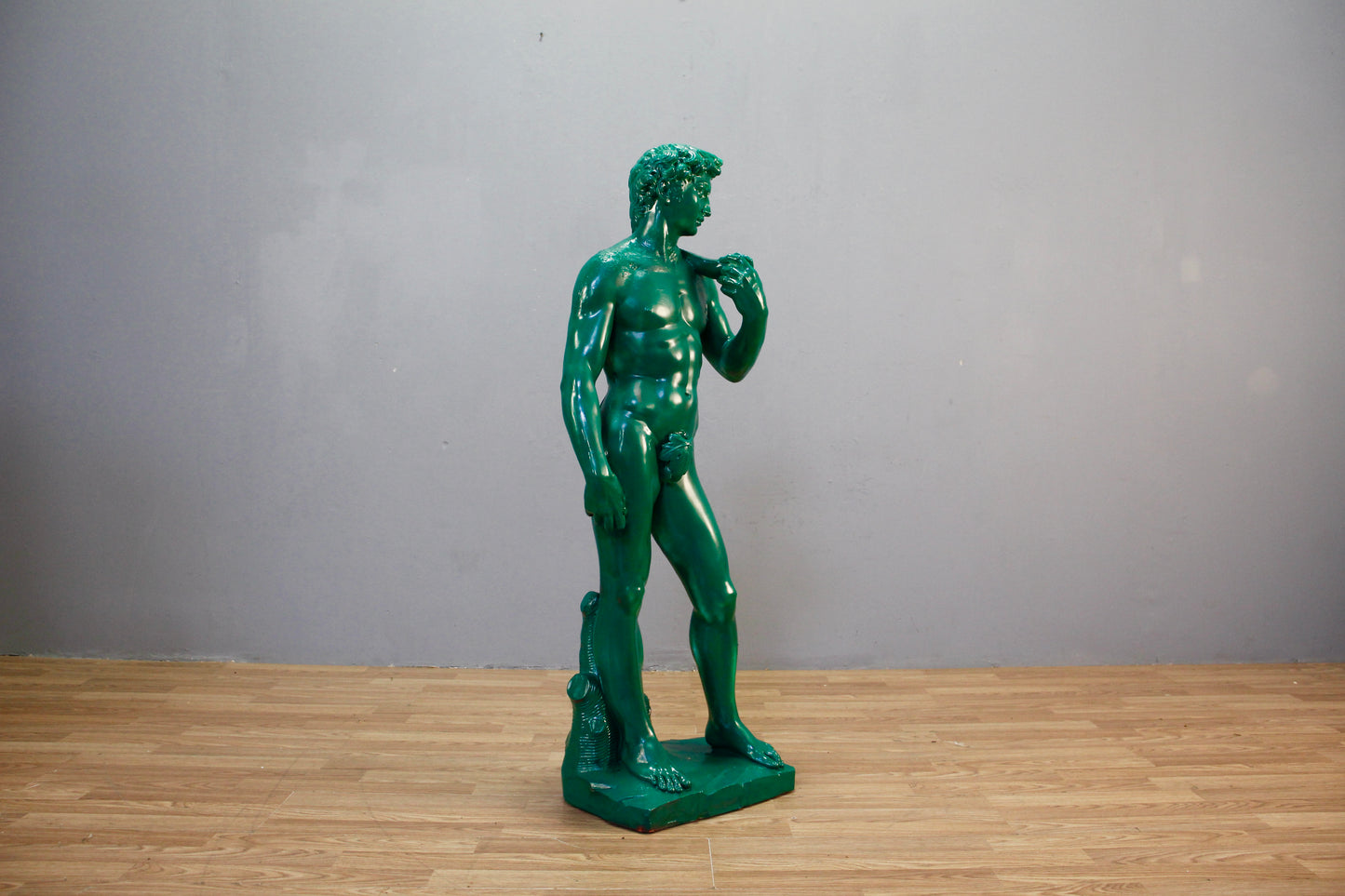 "David, Green" Sculpture