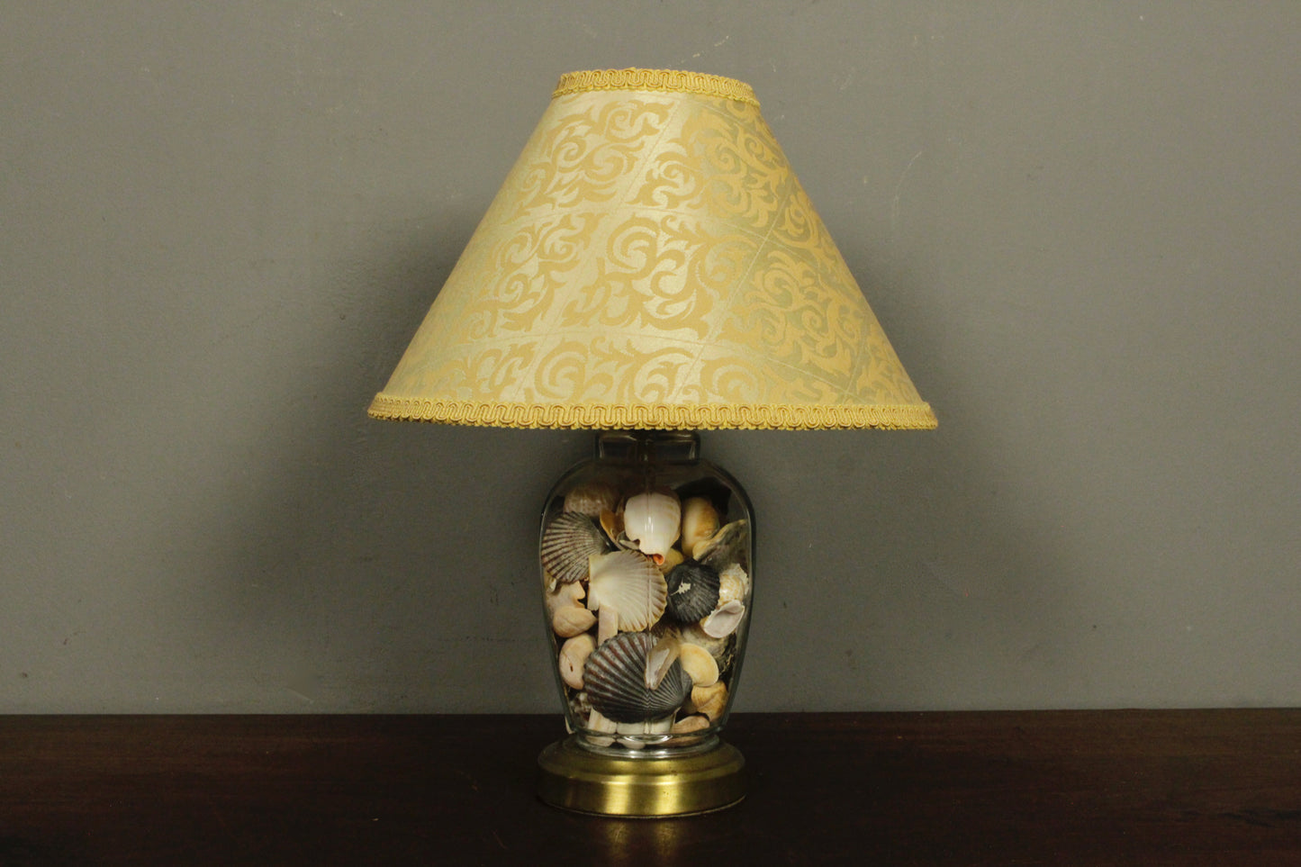 Seashells & Glass Table Lamp