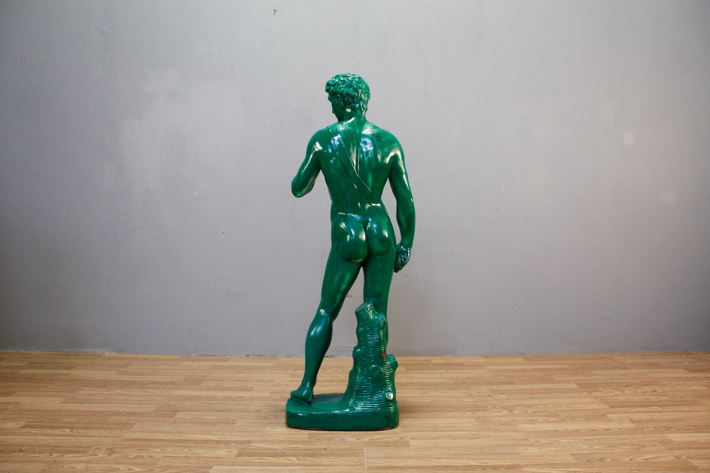 "David, Green" Sculpture