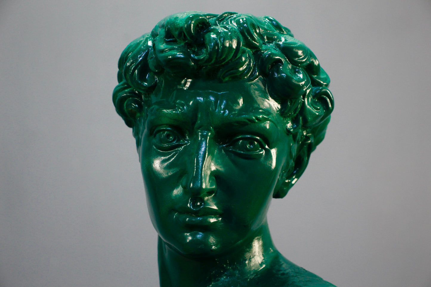 "David, Green" Sculpture