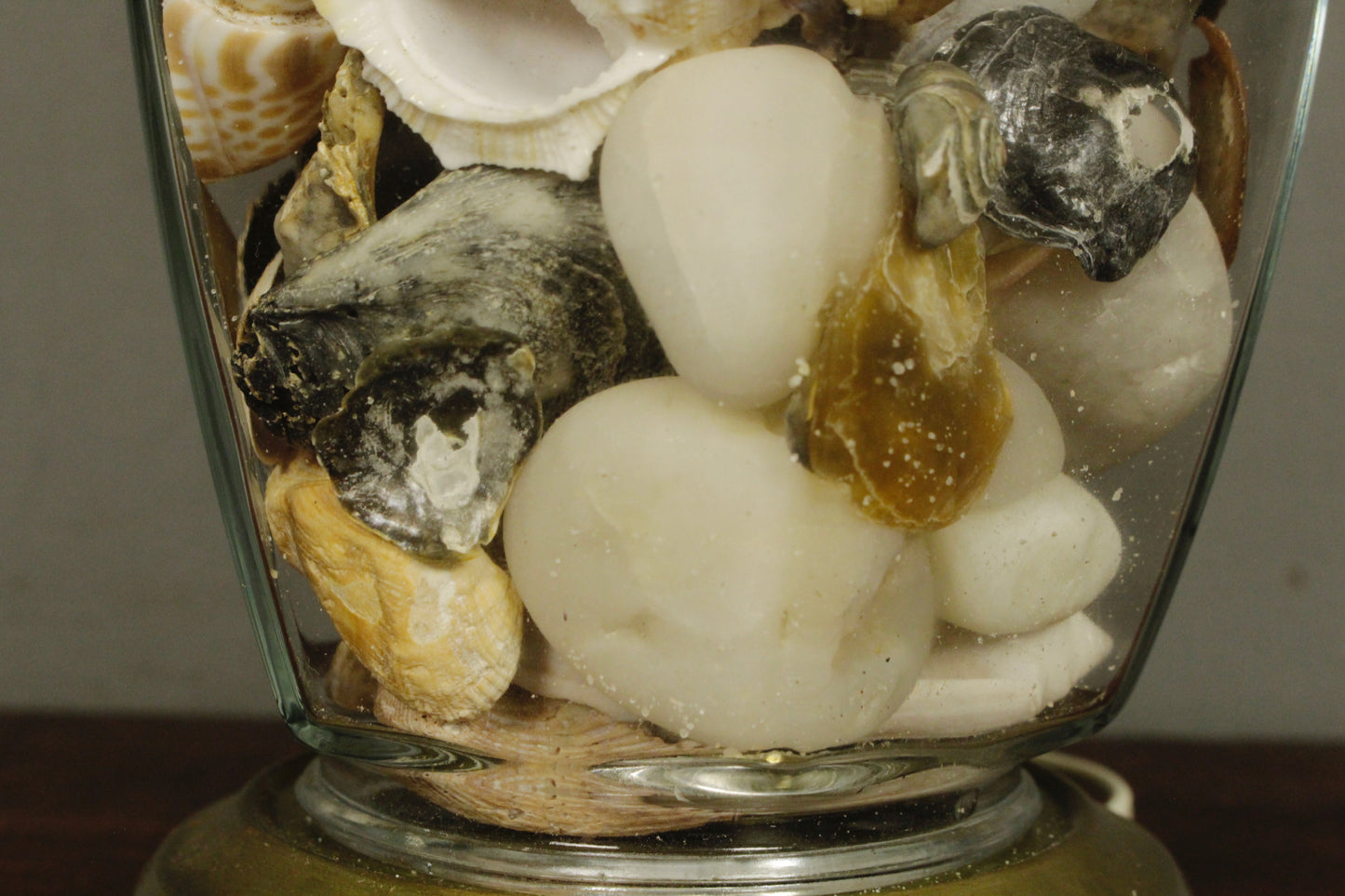 Seashells & Glass Table Lamp