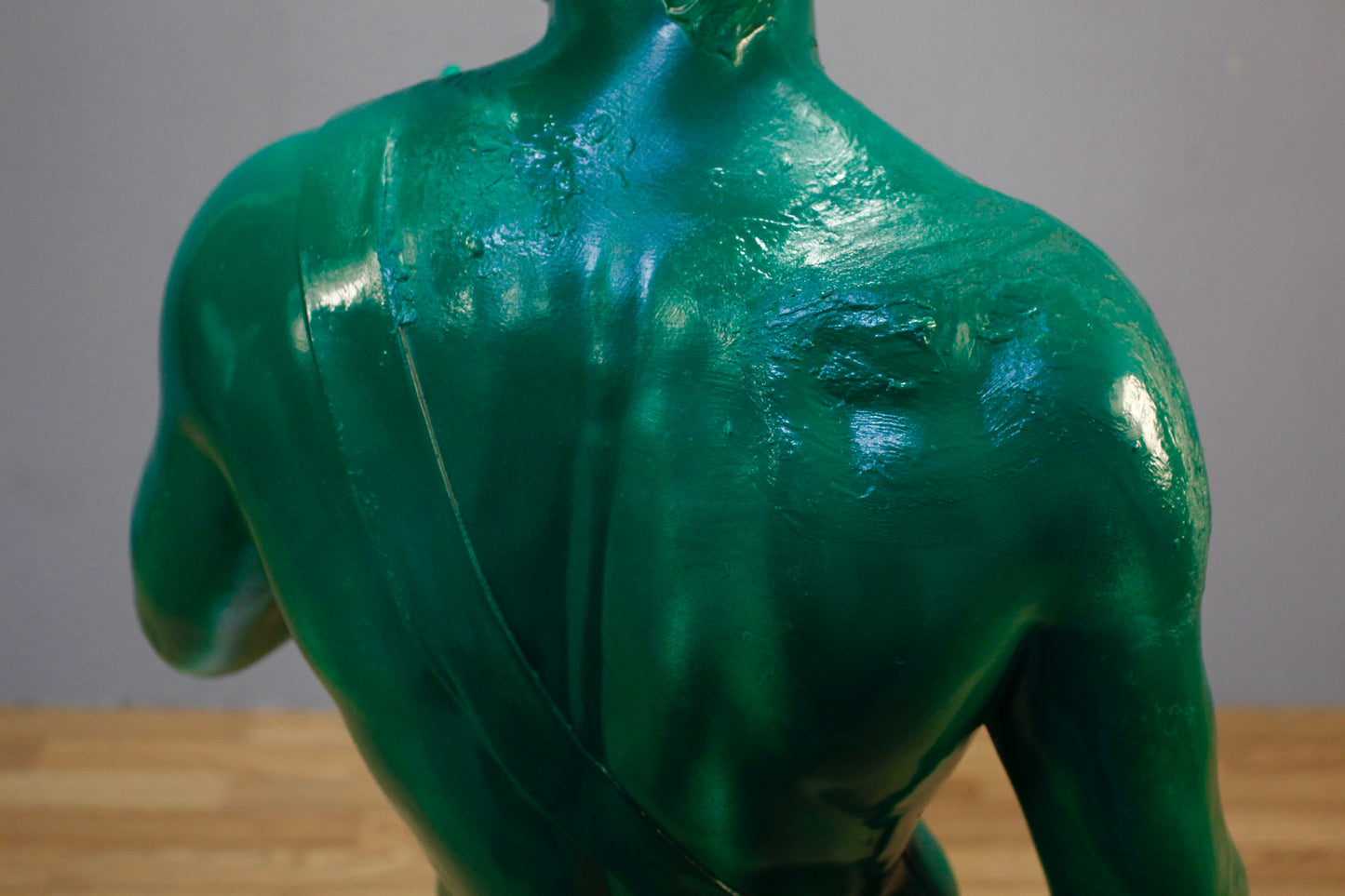 "David, Green" Sculpture