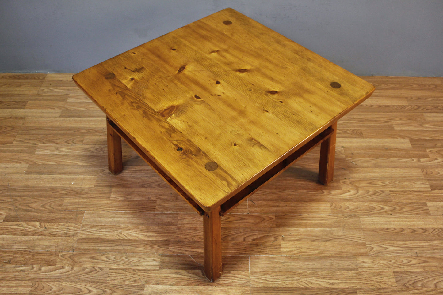 Large Habitant Pine Square End Table – ONLINE ONLY