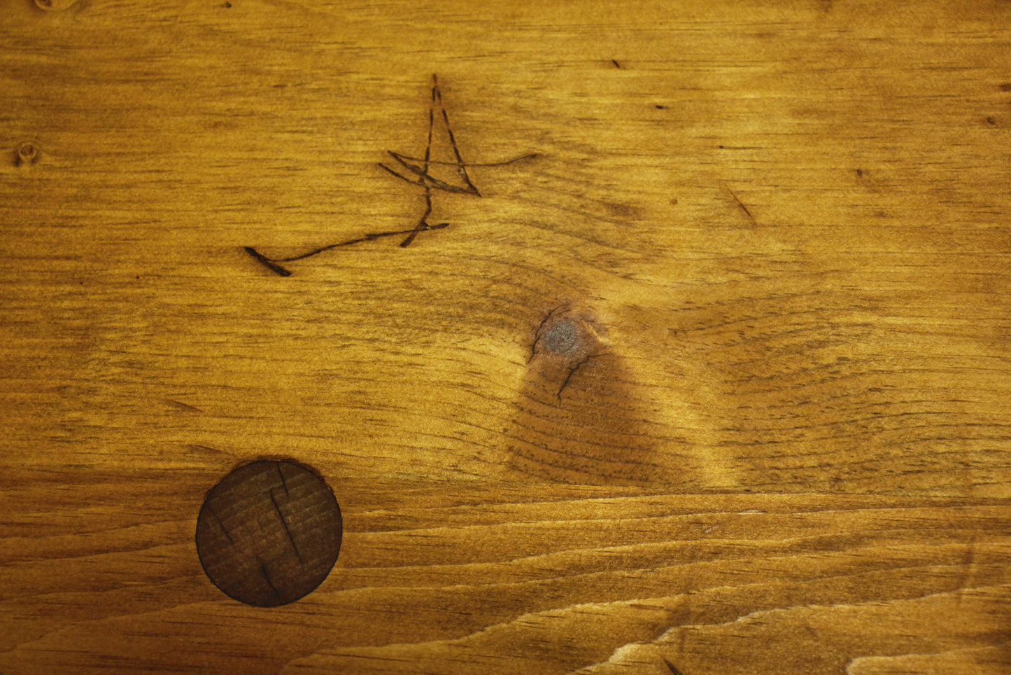 Large Habitant Pine Square End Table – ONLINE ONLY