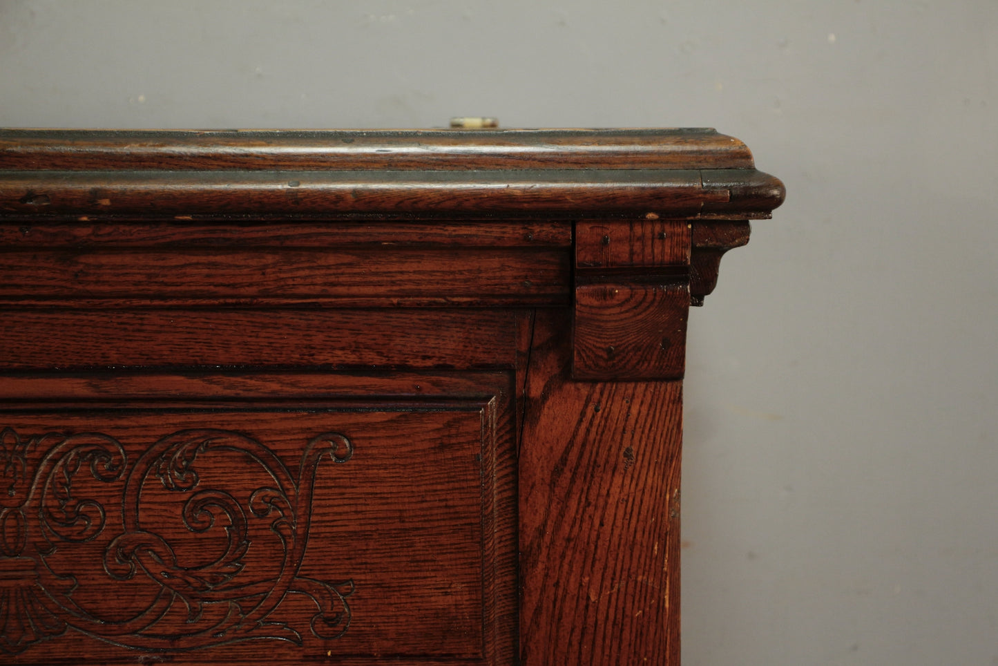 Antique Oak Ice Box - ONLINE ONLY