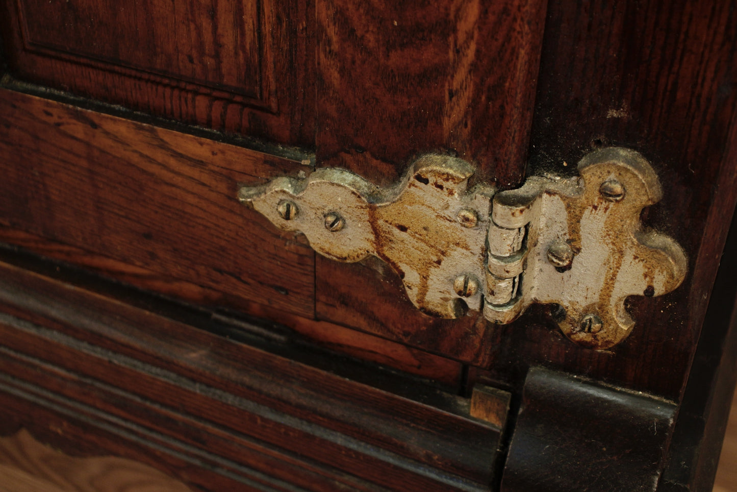 Antique Oak Ice Box - ONLINE ONLY