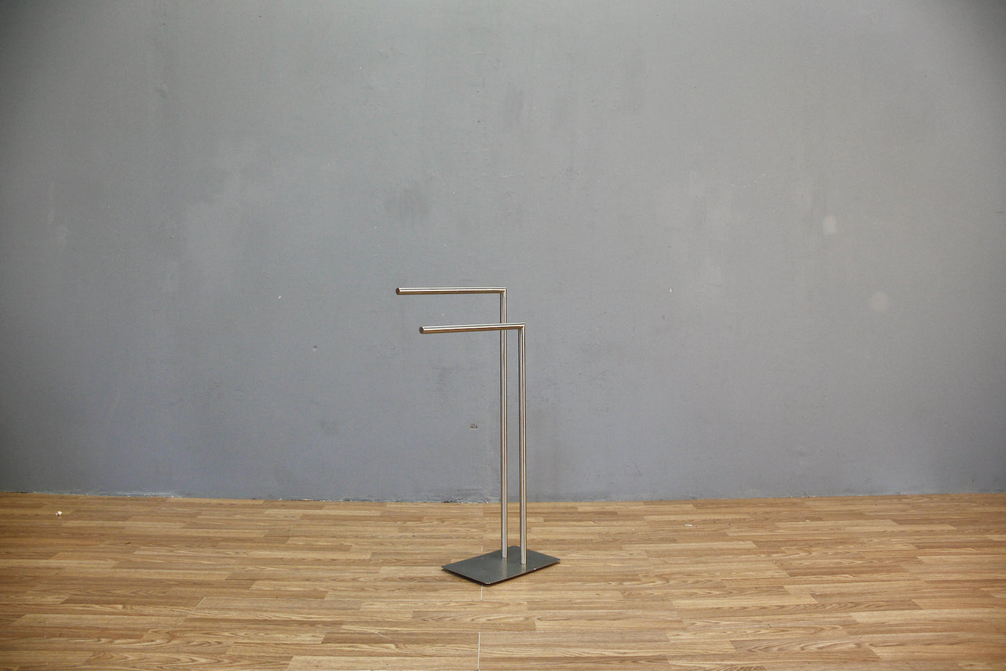 Modern Brushed Steel Towel Rack