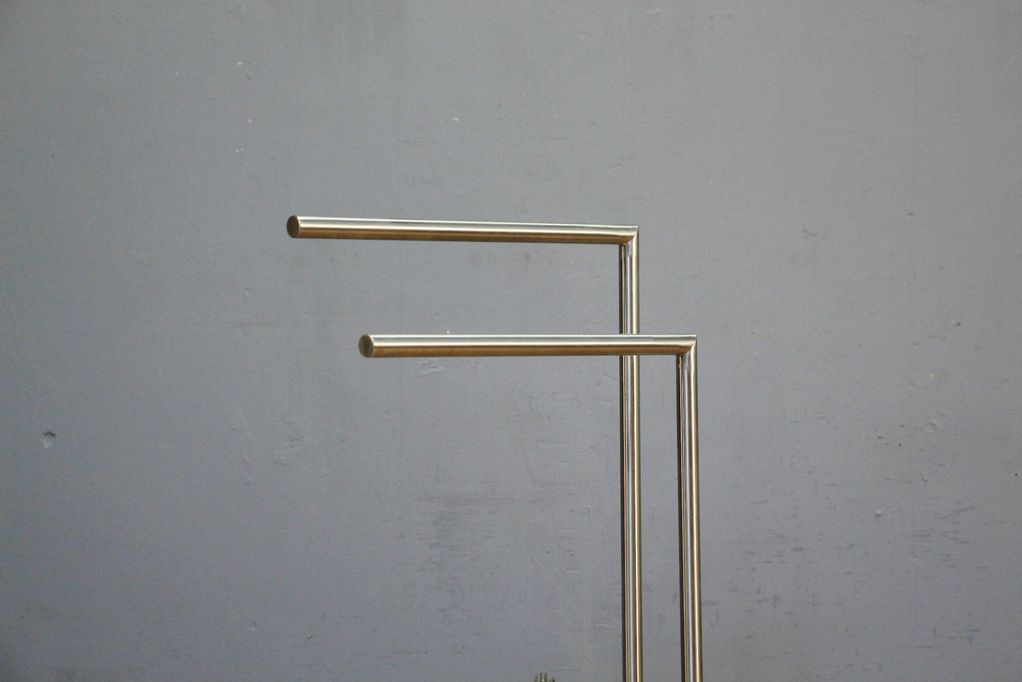 Modern Brushed Steel Towel Rack