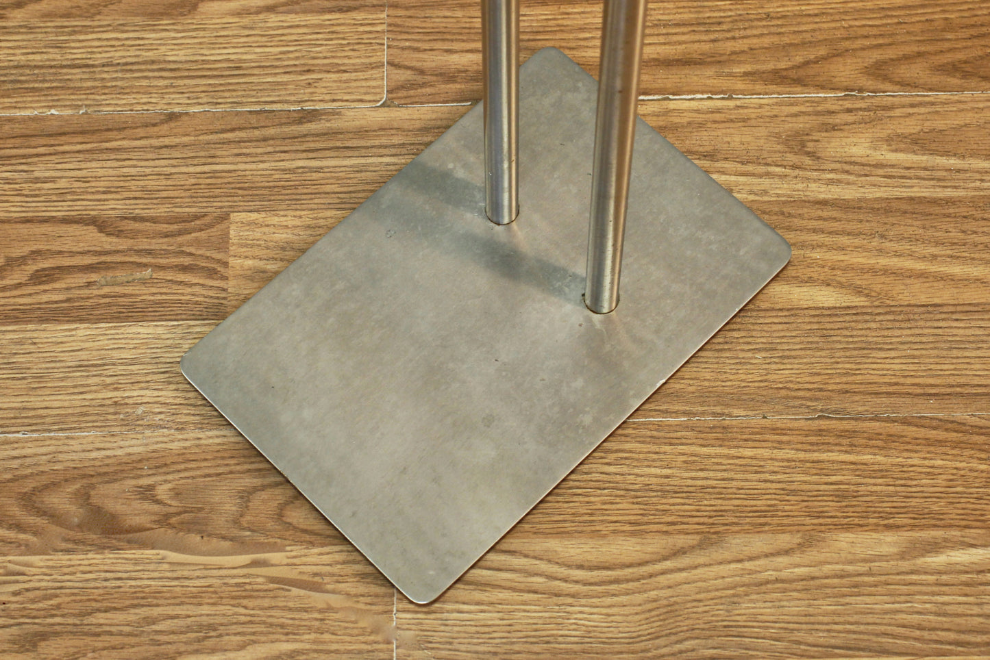 Modern Brushed Steel Towel Rack