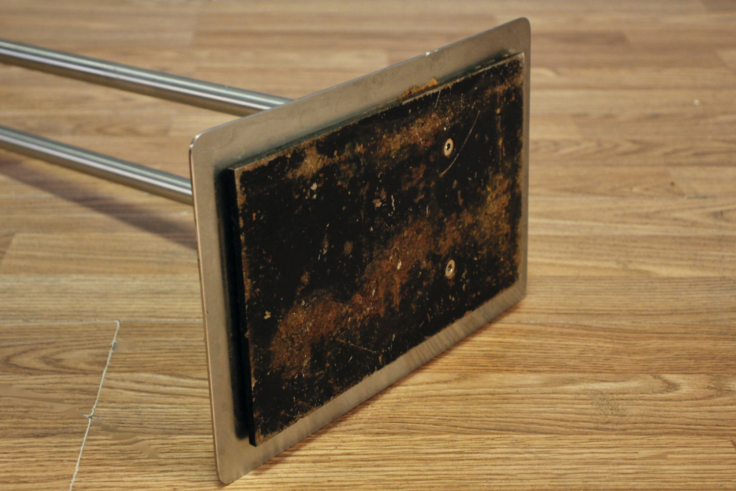 Modern Brushed Steel Towel Rack
