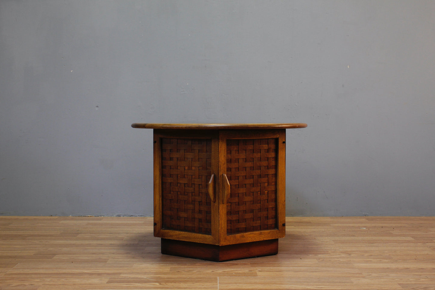 Lane Drum 2-Door End Table - ONLINE ONLY