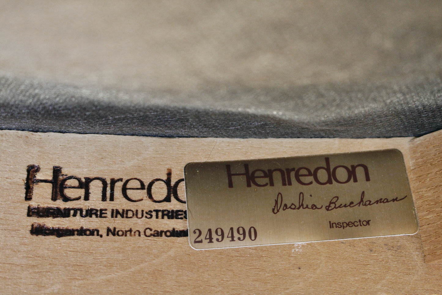 Henredon "Scene II" Olive Burl Side Chair