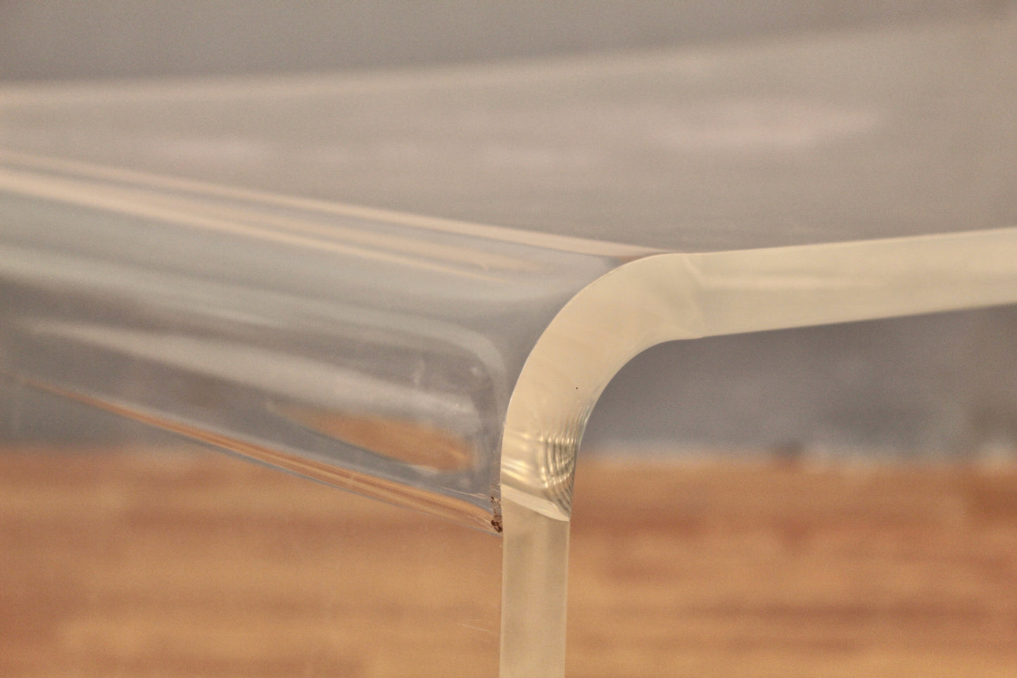 Lucite Waterfall Coffee Table