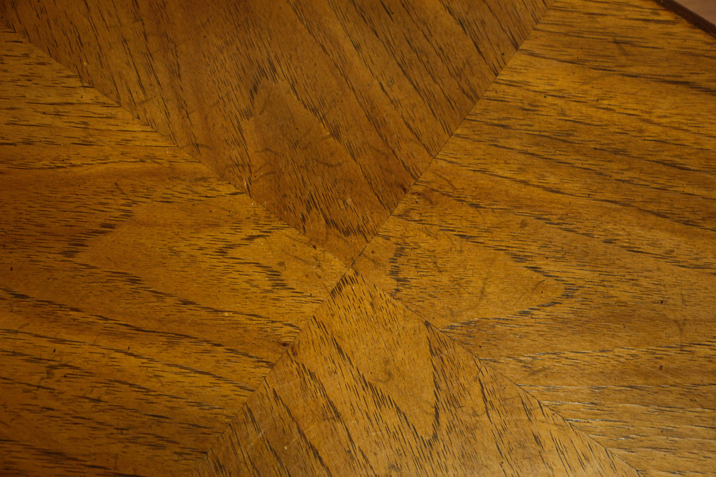 Oak Drop-Leaf 1-Drawer End Table