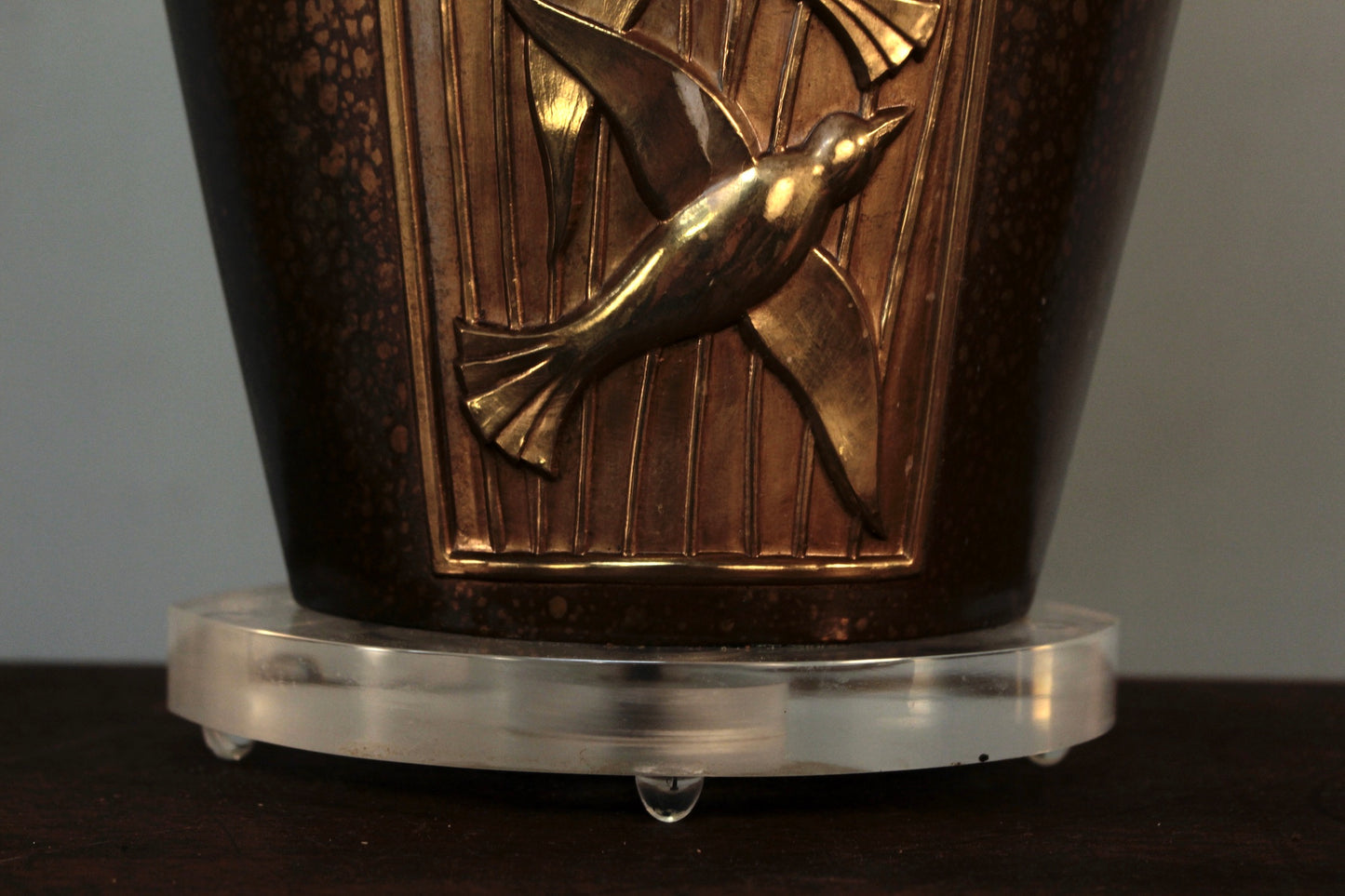 Golden Birds Metal Table Lamp