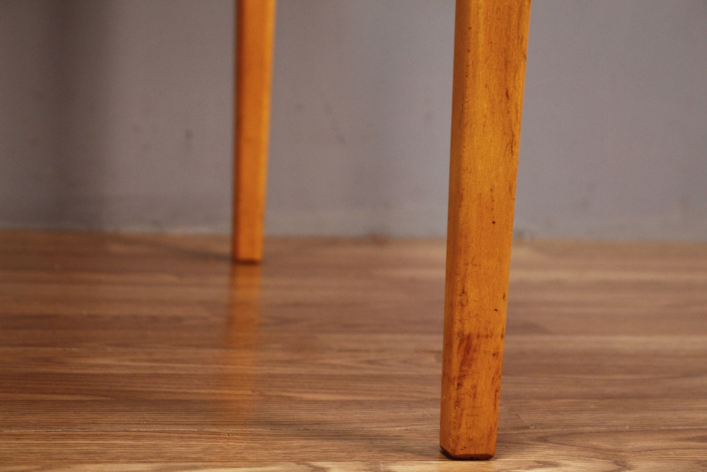 Danish Teak Dining Table with Built-In Leaves