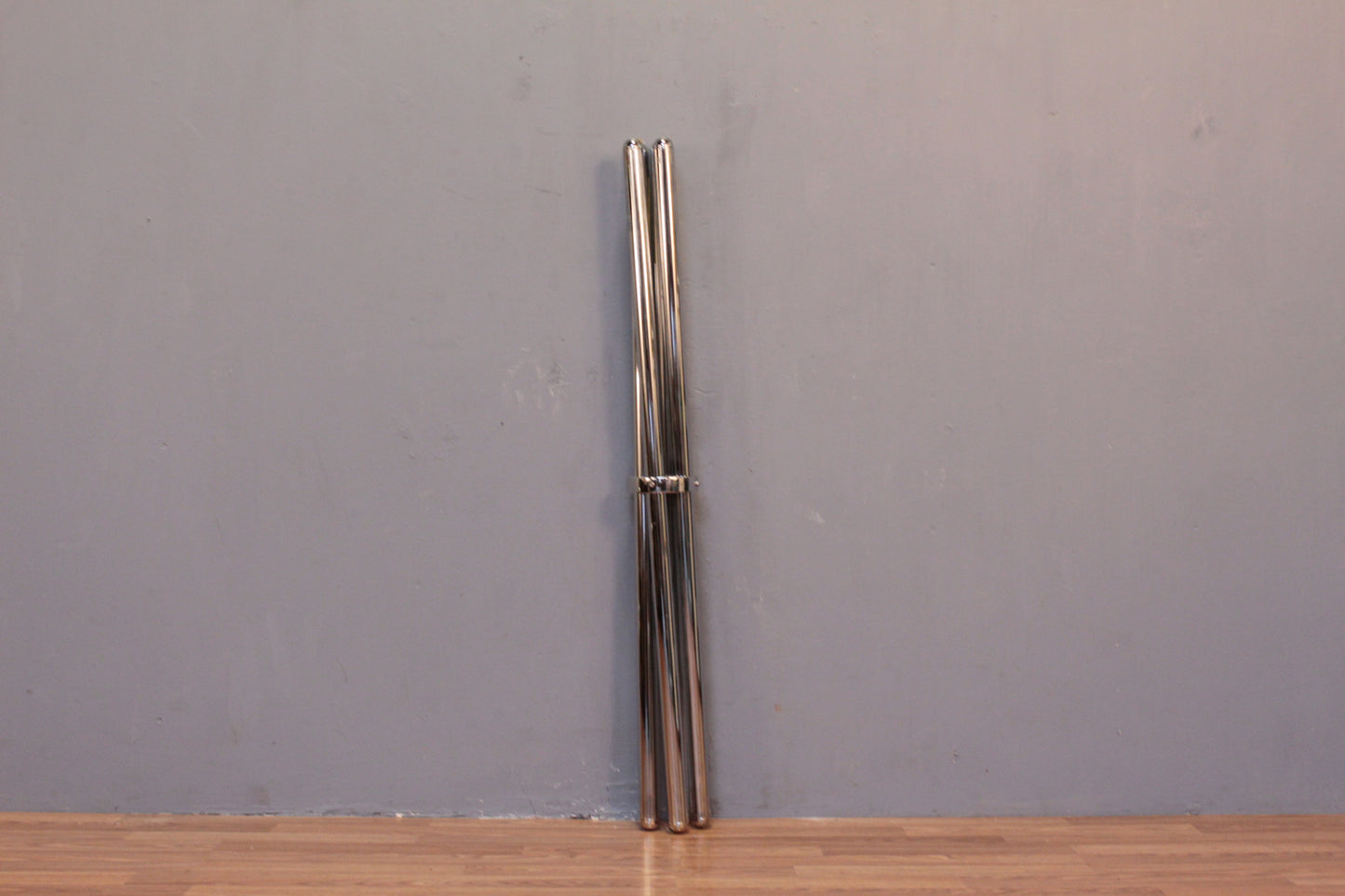 Gathered Chrome & Glass Occasional Table - ONLINE ONLY