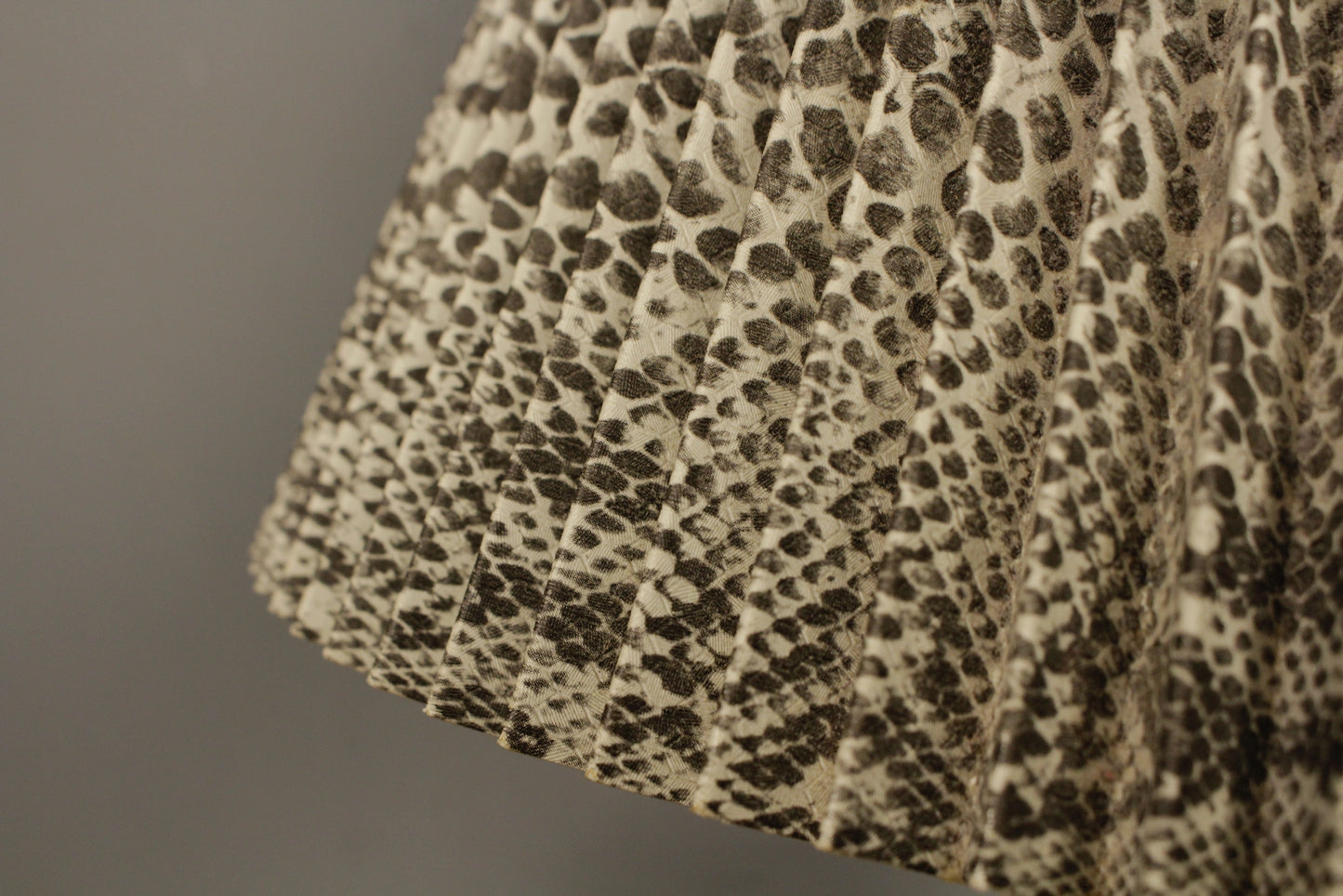 Beige Ceramic & Faux-Snake Table Lamp