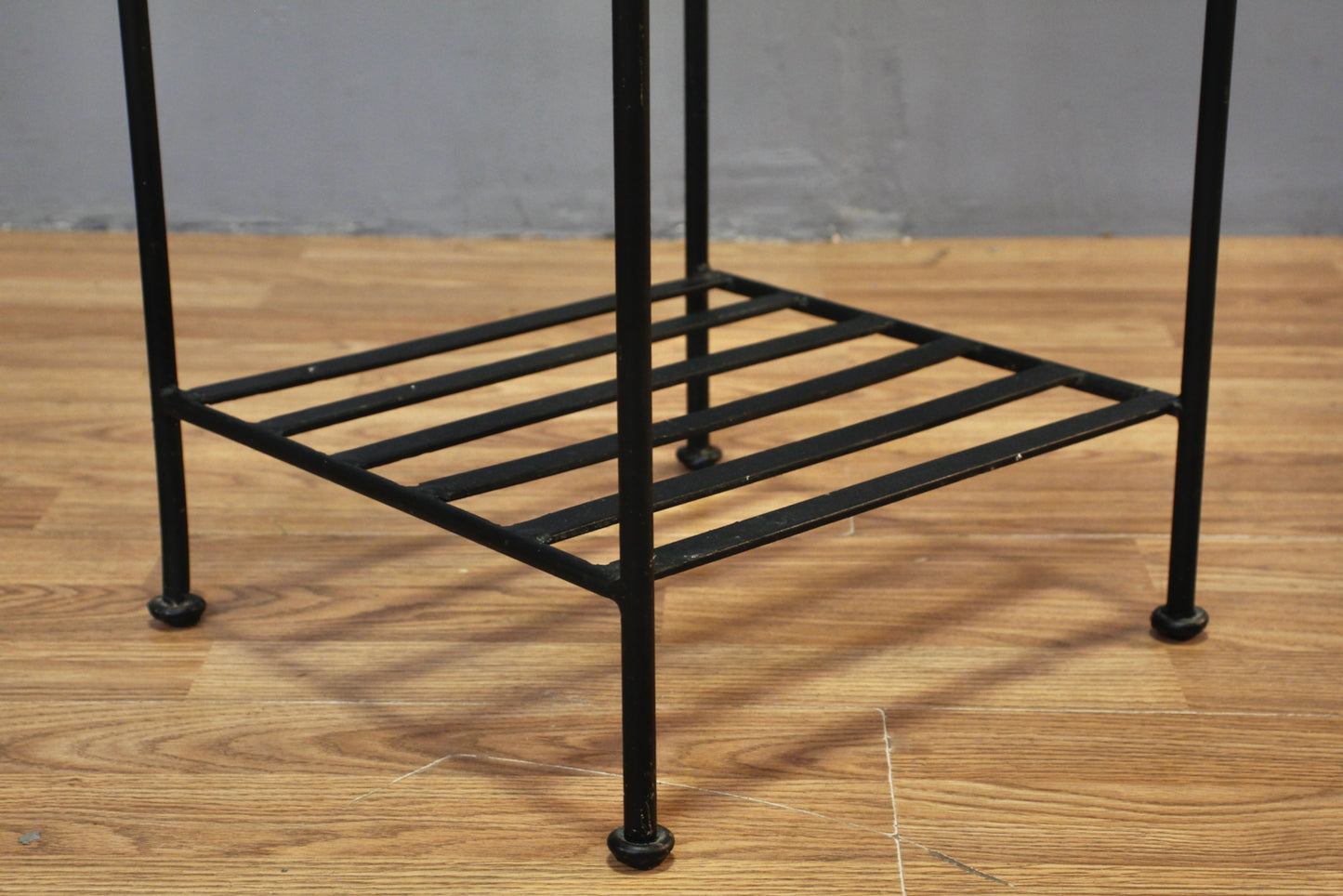 Slim Wrought Iron Wine Rack