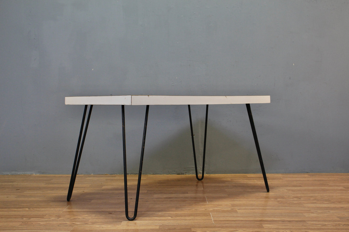 Tall Laminate Hairpin-Leg Coffee Table - ONLINE ONLY