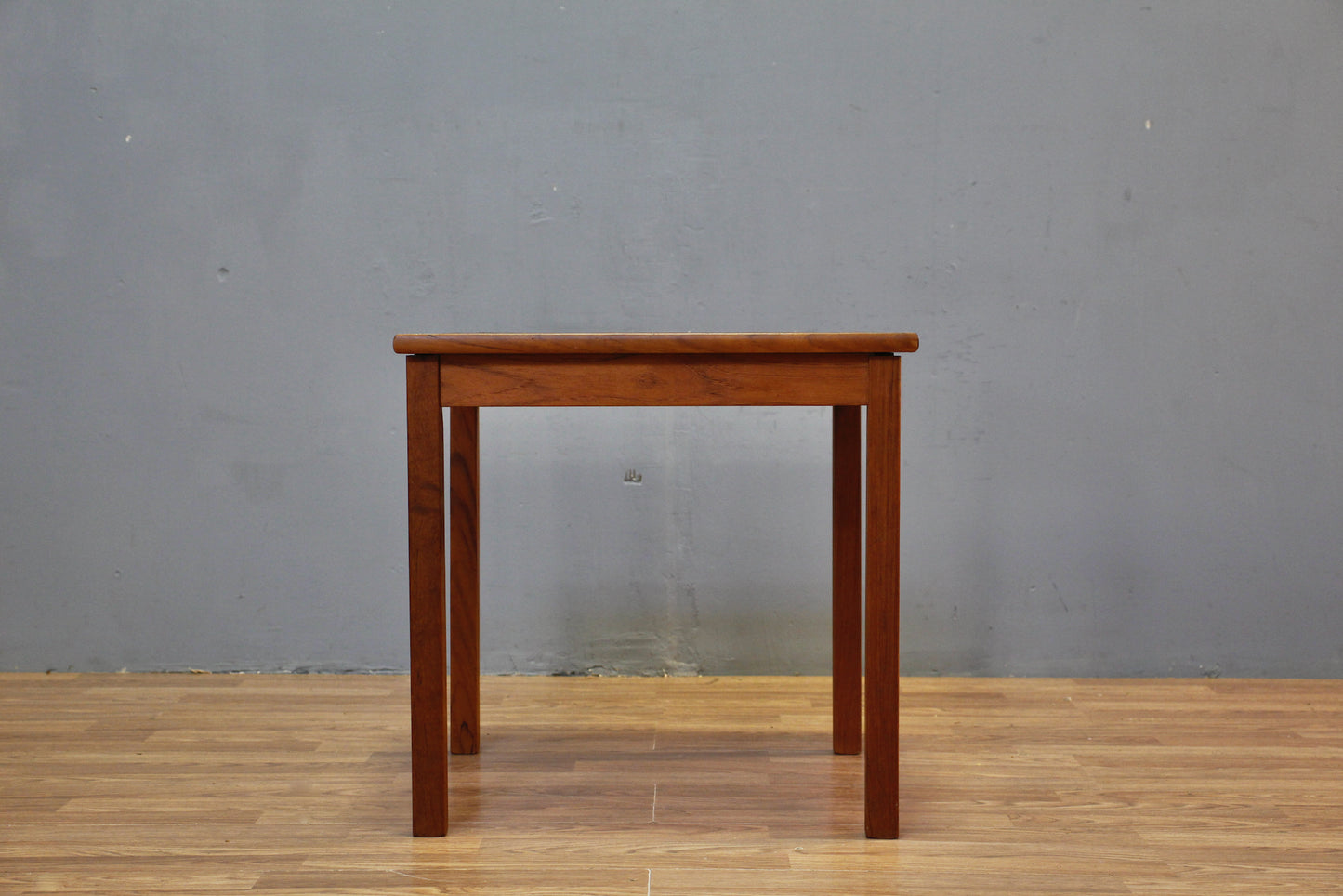 Danish Teak Tile-Top Side Table