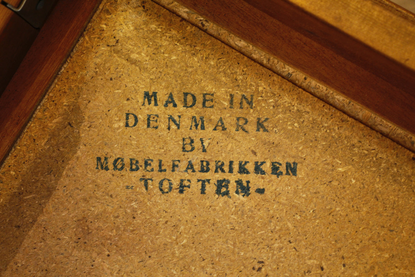 Danish Teak Tile-Top Side Table